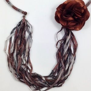 Brazilian Artisan Floral Necklace